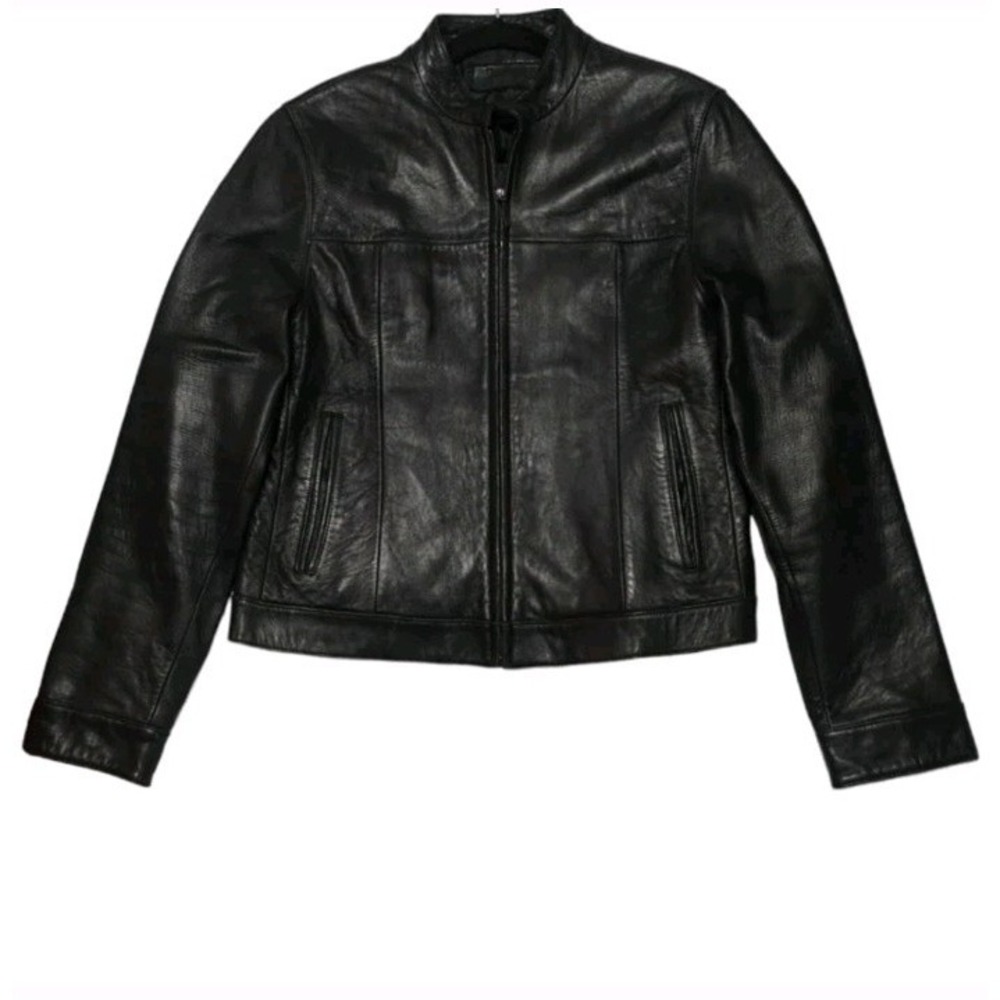 Vintage Ritz USA Women's XL Soft Leather‎ Jacket Grunge